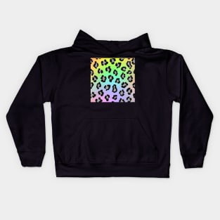 Rainbow Leopard Print Kids Hoodie